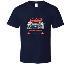 Vintage Car Graphic T Shirt
