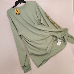 CARHARTT Shirt ADULT EXTRA LARGE XL GREEN WORK WEAR HEAVYWEIGHT Long Sleeve NWT