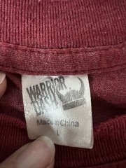 Warrior Dash Men’s Short Sleeve T-Shirt Size Large Burgandy Cotton Blend