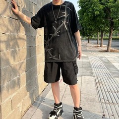 T-Shirts Oversized Tees Streetwear Casual Acid Washed Tops for