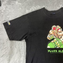 Vintage Capcom Street Fighter III Shirt Mens Large Black Alex Graphic *Early Rot