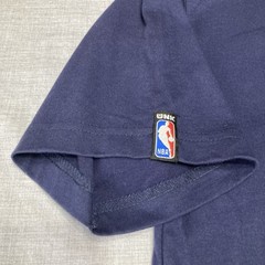 Vintage Y2K UNK NBA Team Logos Basketball Print Navy Blue T-Shirt Men’s XL