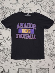 Next Level Apparel Amador Dons Football T-Shirt Men’s Size M Black