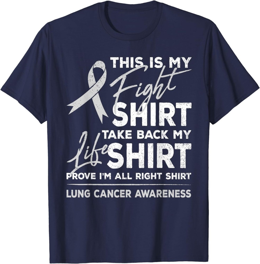This is My Fight Lung Cancer Awareness Support T-Shirt