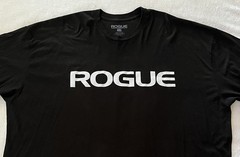 Rogue Fitness Shirt Mens 4XL Black Short Sleeve Gym Workout Training USA Made