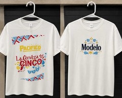 Modelo (M) & Pacifico Beer (XL) T-Shirt Bundle, never worn