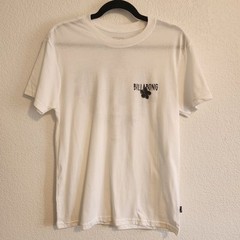 Billabong Men’s Size X-Small Black/White Flower Crown Skull T-shirt New
