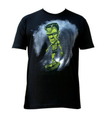 BRAND NEW Lowbrow Art Company SURFENSTEIN Tee Shirt BLACK SMALL-2XLARGE LIMITED