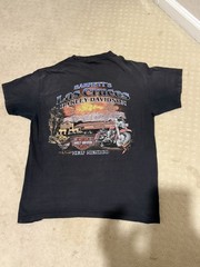 Harley Davidson Vintage Black Shirt If Faces Could Talk Shirt Size XL *Read Desc