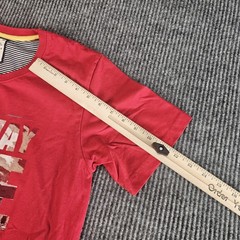 Array Shirt Mens Extra Large Red Highway Gate Graphic T-Shirt Bicycle Cityscape