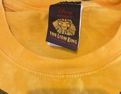 Vintage Disney The Lion King Broadway Musical Simba Tee Men’s XL DAMAGED *******