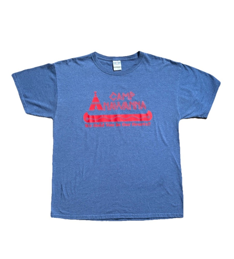 Vintage Camp Anawanna Salute Your Shorts T Shirt Size Large