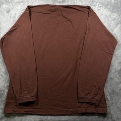 Vintage Mecca Denim Shirt Mens XL Brown Graphic Cotton Long Sleeve Streetwear