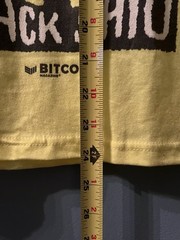 Satoshi Nakamoto Bella Canvas Yellow Tank Top Size S Small Bitcoin Stack Stats