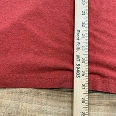 Volcom Mens T Shirt Size Large Short Sleeve Heathered Red Slim Fit Fitted