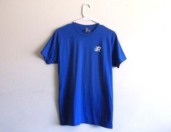 Next Level Apparel Crew Neck T Shirt Men sz S NWOT Logo Blue Short Sleeves