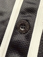 Vintage Nike Men’s Tank Size Large Black Jersey Mesh Button Up Sleeveless Top