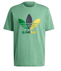 NEW MEN’S ADIDAS ORIGINALS MULTI COLOR TREFOIL SHIRT SIZE Small #IZ2571