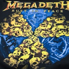 Megadeth “Rust In Peace” T-Shirt (1990). Thrash Metal.