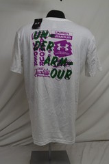 NEW Under Armour Men’s Large Vintage Type T-Shirt White Loose NWT