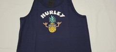 Hurley Men’s Favorite fruit Bros Jersey graphic tank-top Obsidian