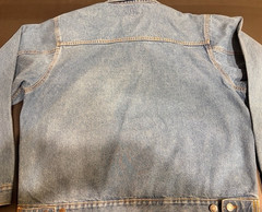 Vtg Med Wt Denim Waist Jacket-Never Worn-Won At Horse Show Mens Large