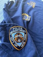 Authentic Vintage NYPD Narcotics T-Shirt XL Embroidered Patches Rare