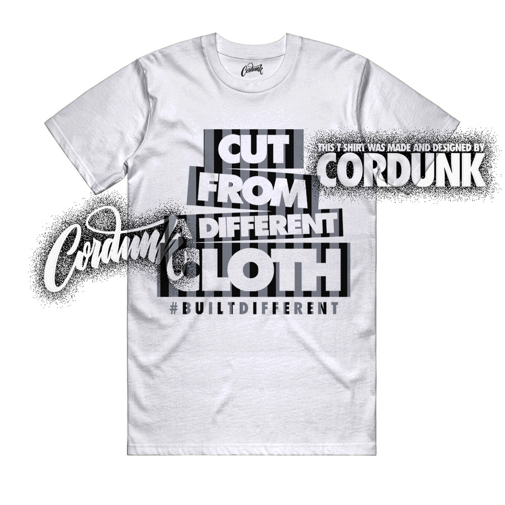 10 OG Steel White Black Light Steel Grey T Shirt Match CLOTH