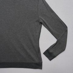 Sonoma Goods For Life Shirt Mens Large Gray Crew Neck V Stitch Pullover