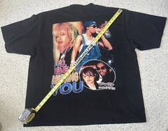 Puff Daddy Faith Evans shirt XL RAP DIDDY BAD BOY RECORDS BOOT REPRINT