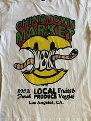 Chinatown Market Smiley Originals Local Produce LA, CA T Shirt Tee White Mens M