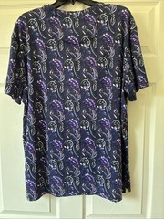 Robert Graham Floral Paisley Short Sleeve T-Shirt 2XL $118 pre-owned