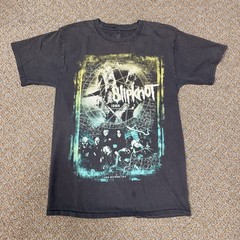 Vintage 2001/2002 Slipknot Des Moines Iowa Sm Double Sided Graphic Tee Black