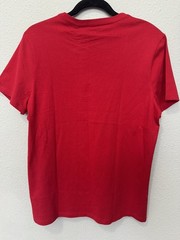 Tommy Hilfiger Mens Red New York Logo Crew Neck Short Sleeve T-Shirt Size S