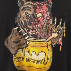 Grizzly Bear T Shirt Mens Size Medium Black Honeypot Honey Pot Horror Attack