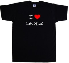 I Love Heart Lesotho T-Shirt
