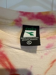 Vintage Diadora Soccer Sessions Tie-Dye Graphic T-Shirt XL