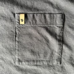 Fjallraven T Shirt Men’s XL Brown Short Sleeve Crew Neck Cotton Ovik Pocket Tee