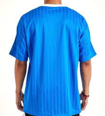 NEW MEN’S ADIDAS ORIGINALS TREFOIL POLY TEE SHIRT ~SIZE XL #IM9456 BLUEBIRD