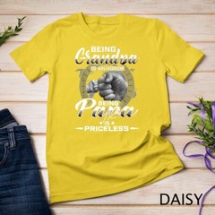 being grandpa is an honor being papa is priceless father T-Shirt Unisex T-shirt