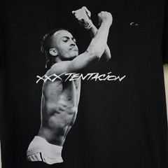 XXXTentacion Black Graphic Tee Mens Medium M Unisex EUC Rap Hip Hop Music Band