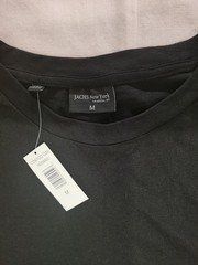 NWT Jachs New York Black Long Sleeve Crew Neck Shirt M