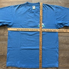 Vintage 1992 Mens L/XL Blue Levis 501 Denim Baseball League Rare Sportswear Tee