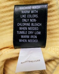 Mens Croft & Barrow XXL Yellow Ribbed Crew Neck Short Sleeve Cotton shirt