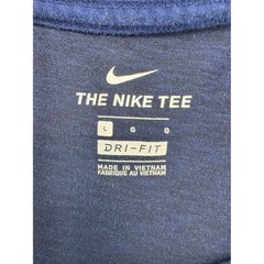 Nike DRI FIT TShirt Mens Large Blue Just Do It Tee Graphic Athletic Top