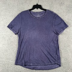 Majestic Filatures Deluxe T-Shirt Mens XL Hand Dyed 100% Cotton Crew Neck Purple