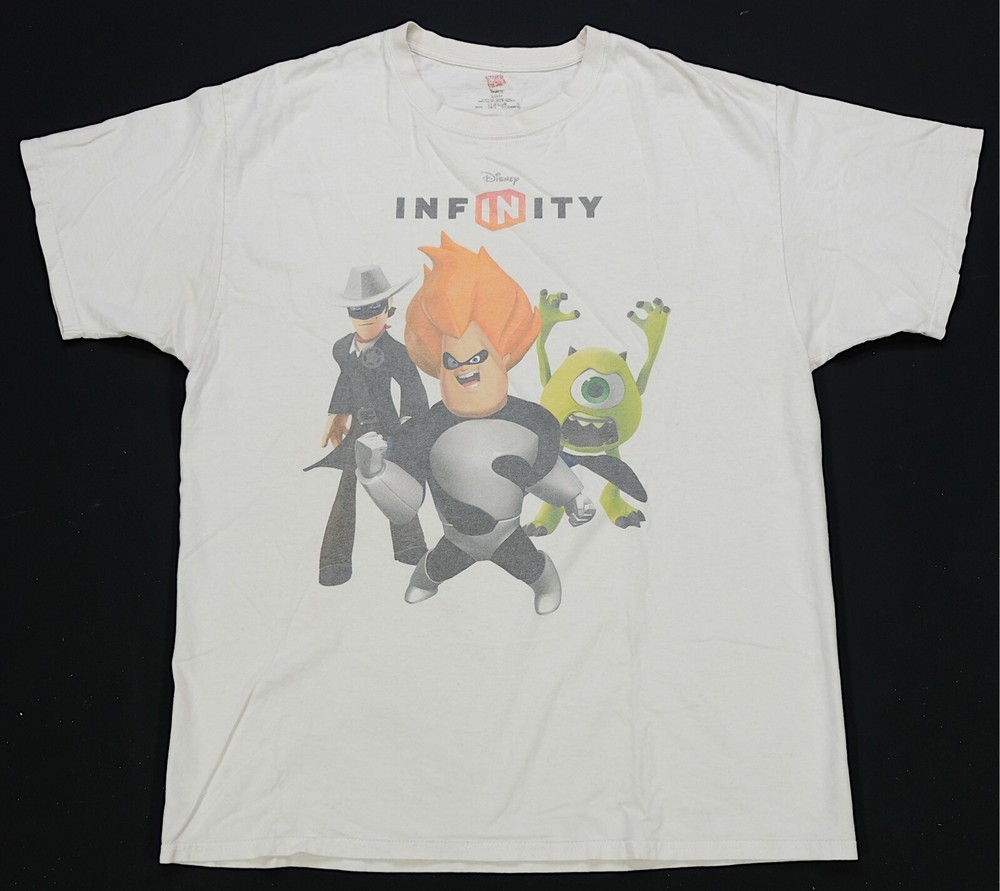Rare Vintage Disney Infinity 1.0 Syndrome Mike The Lone Ranger T Shirt 2010s L
