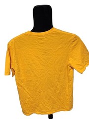 Anvil Lightweight Adult Medium Yellow Hook Print Destin, Florida T-shirt