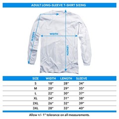 Batman Aztec Fill Licensed Adult Unisex Long Sleeve T-Shirt SM-3X