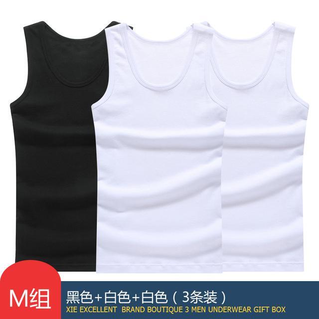 100% Cotton Men’s Sleeveless Tank Top – Solid Muscle Vest Undershirts (3pcs)